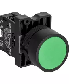 Кнопка управления NP2-EA31 без подсветки зел. 1НО IP40 CHINT 574816