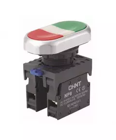 Кнопка двойная NP8-11S 1НО+1НЗ IP65 (R) CHINT 667178