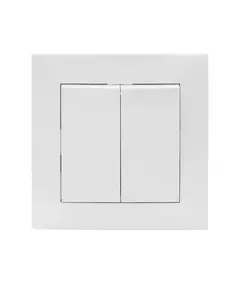Выключатель 2-кл. СП Валенсия 10А IP20 бел. PROxima EKF EWV10-023-10