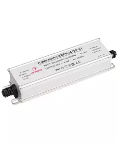 Блок питания ARPV-24100-A1 24В 4.16А 100Вт IP67 метал. 3 года Arlight 033093