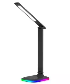 Светильник настольный UF-746 C02 LED 10Вт 3 уровня яркости ССТ RGB основание черн. Ultraflash 14477