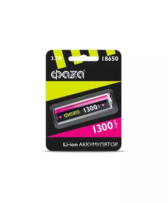 Аккумулятор 18650 3.7В Li-Ion 1300мА.ч без платы защиты BL-1 ФАZА 5028227