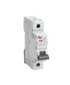 Выключатель автоматический модульный 1п C 25А 6кА AV-6 AVERES EKF mcb6-1-25C-av
