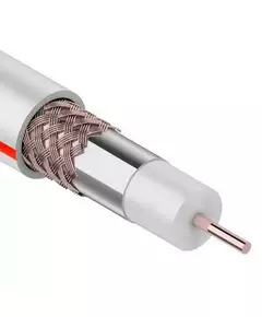 Кабель коаксиальный SAT 50M 75Ом CCS/Al/Al 75% бел. (уп.20м) PROCONNECT 01-2401-2-20