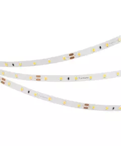 Лента светодиодная RT-A60-8mm 24V Warm 3000К 4.8Вт/м IP20 2835 открыт. (уп.5м) Arlight 024110(2)