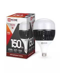 Лампа светодиодная LED-HP-PRO 150Вт 230В E27 Е40 6500К 14250лм с адаптером E40 IN HOME 4690612035703