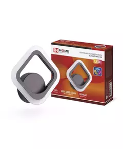 Светильник светодиодный ELEGANT ARIS-15B 15Вт 230В 3000-4000-6500К 1050лм STEP COLOR черн. IN HOME 4690612035338