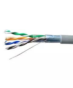 Кабель витая пара F/UTP кат.5E 4х2х24AWG solid CU PVC Standard сер. 305м (м) SUPRLAN 01-1031-1
