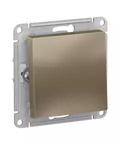 Выключатель 1-кл. СП AtlasDesign 10А IP20 (сх. 1) 10AX с самовозвратом механизм шампань SchE ATN000515