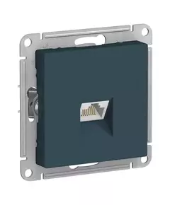 Розетка компьютерная AtlasDesign RJ45 кат.5E механизм изумруд SchE ATN000883
