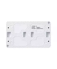 Блок ОП AtlasDesign Profi54 розетка 16А 250В с заземл. защ. шторки + 2-кл. выключатель 10А IP54 бел. SchE ATN540174