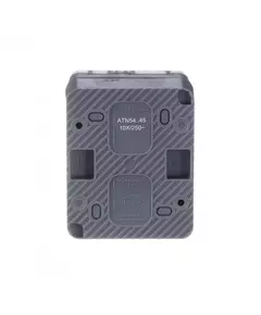 Розетка 1-м ОП AtlasDesign Profi54 16А IP54 250В с заземл. защ. шторки антрацит SchE ATN544045