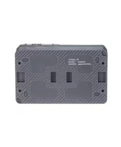 Блок ОП AtlasDesign Profi54 розетка 16А 250В с заземл. защ. шторки + 1-кл. выключатель 10А IP54 антрацит SchE ATN544070