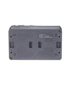 Блок ОП AtlasDesign Profi54 розетка 16А 250В с заземл. защ. шторки + 2-кл. выключатель 10А IP54 антрацит SchE ATN544074