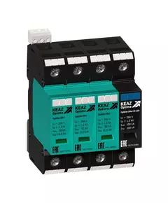 Ограничитель импульсных перенапряжений (УЗИП) OptiDin OM I 3+Nu 280/12.5 КЭАЗ 114275