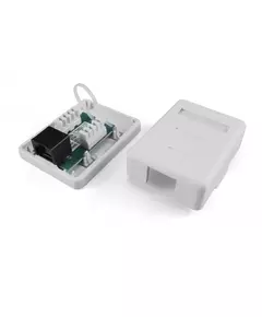 Розетка компьютерная 1-м ОП Dual IDC SB1-1-8P8C-C6-WH RJ45 (8P8C) кат.6 Hyperline 430232