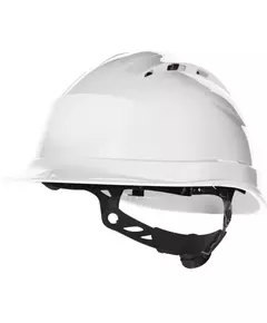 Каска защитная QUARTZ UP IV бел. с храповым механизмом с вентиляцией Delta Plus QUARUP4BC