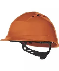 Каска защитная QUARTZ UP IV оранж. с храповым механизмом с вентиляцией Delta Plus QUARUP4OR