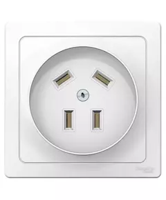 Розетка 1-м СП Blanca 32А IP20 400В 3P+N бел. SchE BLNSR003241