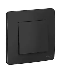 Переключатель проходной 1-кл. СП Blanca 10А IP20 (сх. 6) 250В антрацит SchE BLNVS010606