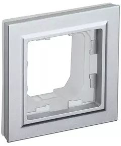 Рамка 1-м IP44 BRITE РУ-1-БрА-44 алюм. IEK BR-M12-44-K47