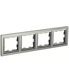 Рамка 4-м BRITE РУ-4-БрШ шампань IEK BR-M42-K37