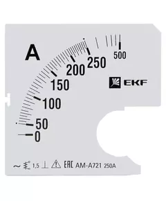 Шкала сменная для A721 250/5А-1.5 PROxima EKF s-a721-250