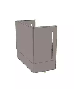 Цоколь верхний с компенсатором (110х300х150) Basic EKF uerm-slide-110