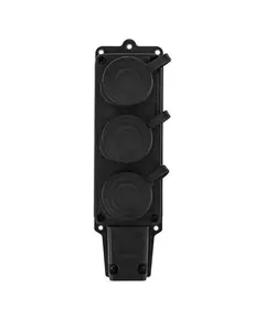 Колодка удлинителя 3-м 16А IP44 230В 2P+PE влагозащ. каучук PROCONNECT 111-113-4