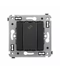 Диммер кнопочный СП для LED ламп Avanti "Черный матовый" DKC 4412343