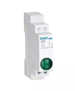 Индикатор ND9-1/w бел. AC/DC 230В (LED) (R) CHINT 594128
