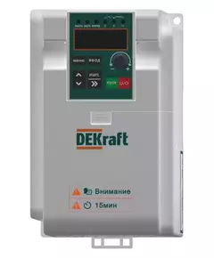 Преобразователь частоты DEKV060 1.5кВт 220В 1ф с торм. модулем SchE DEKV060G1R5S2B