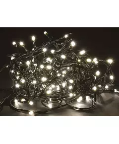Гирлянда "Нить" 10м 100LED тепл. бел. IP20 провод зел. 230В с контроллером 8 режимов IEK LGDB110-1-100-10-G-S-20