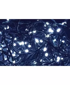 Гирлянда "Нить" 5м 50LED бел. IP20 провод зел. 230В с контроллером 8 режимов IEK LGDB110-2-050-05-G-S-20