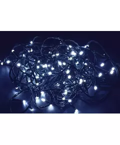 Гирлянда "Нить" 10м 100LED бел. IP20 провод зел. 230В с контроллером 8 режимов IEK LGDB110-2-100-10-G-S-20