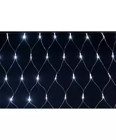 Гирлянда "Сеть" 1.5х1.5м 160LED бел. IP20 провод прозр. 230В с контроллером 8 режимов IEK LGDB410-2-160-L1-T-S-44