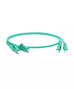 Патч-корд FC-D2-503-LC/PR-LC/PR-H-2M-LSZH-AQ волоконно-оптический(шнур) MM 50/125(OM3) LC-LC duplex 10G/40G LSZH 2м Hyperline 34454
