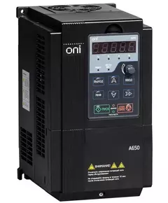 Преобразователь частоты A650 380В 3Ф 0.75кВт 2.5А ONI A650-33E0075T