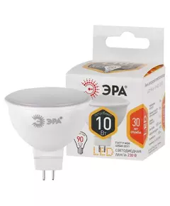 Лампа светодиодная MR16-10W-827-GU5.3 800лм ЭРА Б0032995