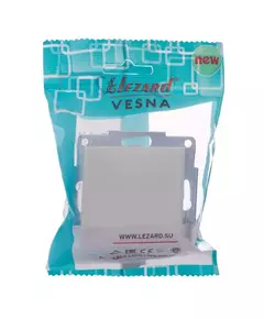 Выключатель 1-кл. СП Vesna механизм бел. LEZARD 742-0288-100