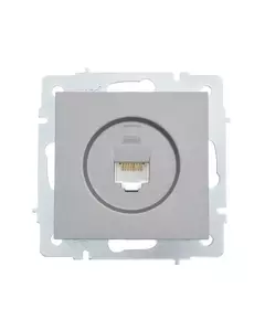 Розетка компьютерная 1-м СП Vesna механизм платина LEZARD 742-3588-139