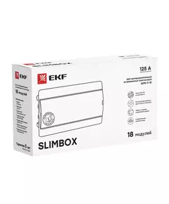 Щит ЩРВ-П-18 "SlimBox" IP41 бел. дверца PROxima EKF sb-v-18w