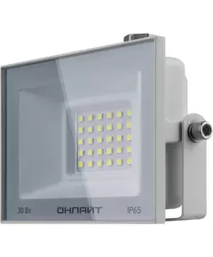 Прожектор светодиодный 90 135 OFL-30-6K-WH-IP65-LED 30Вт 6000К IP65 2400лм бел. ОНЛАЙТ 90135