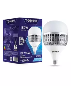 Лампа светодиодная 150Вт HP 6500К E40/Е27 176-264В TOKOV ELECTRIC TKE-HP-E40/E27-150-6.5K