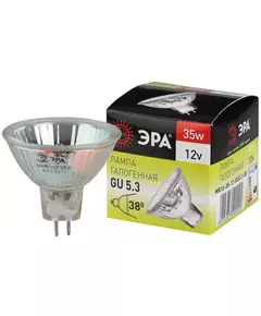 Лампа галогенная GU5.3-MR16-35W-12V-Cl ЭРА C0027355