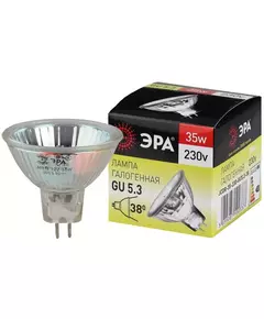 Лампа галогенная GU5.3-JCDR (MR16) -35W-230V-Cl ЭРА C0027363