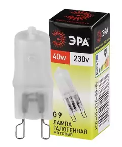 Лампа галогенная G9-JCD-40-230V-Fr 40Вт капсула G9 230В Эра C0027368