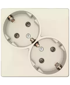 Розетка 2-м СП Simon24 16А IP20 2х2P+E Schuko без защ. шторок механизм сл. кость Simon 2450459-031