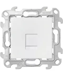 Розетка телефонная СП Simon24 RJ11 IP20 механизм бел. Simon 2410480-030