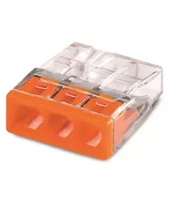 Клемма строительно-монтажная EU2.5 413 с пастой 3 отверстия TOKOV ELECTRIC TKE-EU2.5-413-P/C200